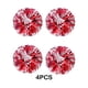 thumbnail image 5 of Toystoory Pompones de porristas de plástico de 4 Uds para actuaciones vibrantes, pompones de porristas ligeros y portátiles Animadoras plata roja brillante, 5 of 6