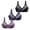 Multicolor #14, variant on 3-PACK Women Push-Up Lace Bra with Underwire Lift & Shape Design for Large Busts Seamless Back & Wide Band for Smoother Silhouette Multicolor #20 95D