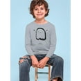 thumbnail image 2 of Cute Halloween Ghost Long Sleeve Toddler -Image by Shutterstock,  3 Toddler, 2 of 4