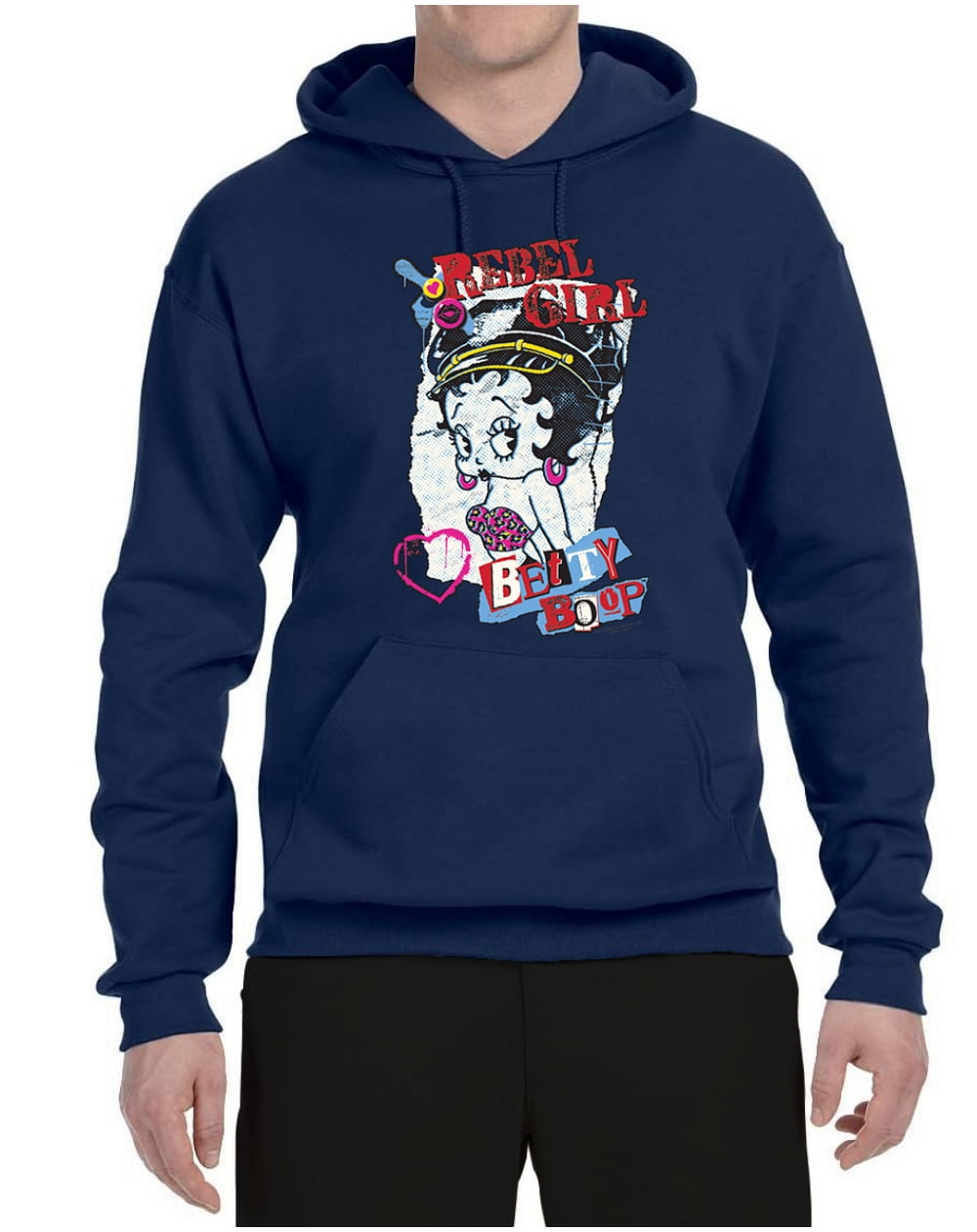 Betty boop crewneck walmart sale