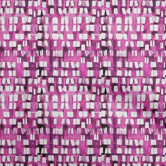 oneOone Cotton Silk Fuschia Pink Fabric Tie Dye Dress Material Fabric Print Fabric By The Yard 42 Inch Wide