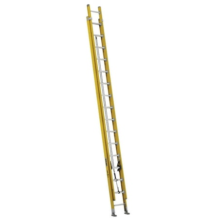 Louisville Ladder 32-Foot Fiberglass Extension Ladder, Type IAA, 375-pound Load Capacity,