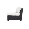 thumbnail image 3 of TKC Barbados Armless Patio Chair in White, 3 of 6