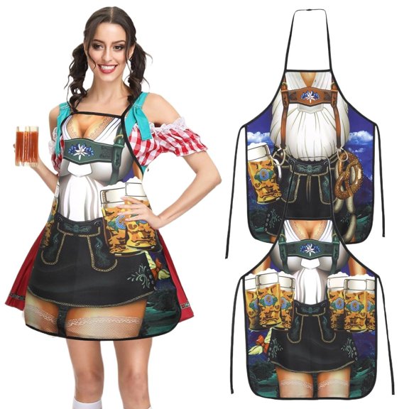 Oktoberfest Party ApronApron Cooking Apron Funny BBQ Apron for Men Women Adjustable Kitchen Apron BBQ Apron Apron Work Apron Painting Apron Couples Cooking Apron Apron for GardeningHomnglonglong