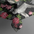 thumbnail image 5 of Schnauzer with Pioneer Flower Rectangle Tablecloth 60"x120",Waterproof Polyester Rectangle Table Cloth, Wipeable Spillproof Polyester Tablecloth for Dining, Camping, Indoor and Outdoor, 5 of 6