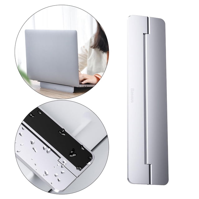 plegable del soporte del ordenador portátil del escritorio ajustable, tenedor de enfriamiento del cuaderno Plata shamjiam soporte de escritorio para laptop