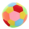 thumbnail image 2 of Colorful Plush Sensory Ball For Babies Soft Bell Toy For Infant Grasping And Tactile Development Parent-Child Interaction Stuffed Ball Colorful Ball, 2 of 5