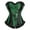 Green, variant on Corset Tight Lacing Women Pirate Renaissance Top Wine Red L