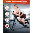 thumbnail image 3 of GIKPAL Foldable Ab Machine, Ab Workout Equipment for Home Gym,Core & Abdominal Trainer Fitness Equipment Max 440lbs with LCD Display, 3 of 8