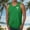 Green, variant on Mens Tank Top Qiggri Men's Summer Fashion Casual Sleeveless Printed Round Neck Top Gym Tank Tops