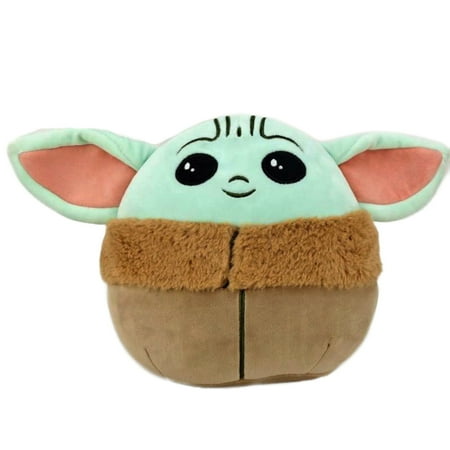 Baby Yoda Plush Stuffed Toy Plushie Cute Animal Pillow Grogu Baby Yoda Star Wars Kids Doll Gift 10 inch (26 cm)