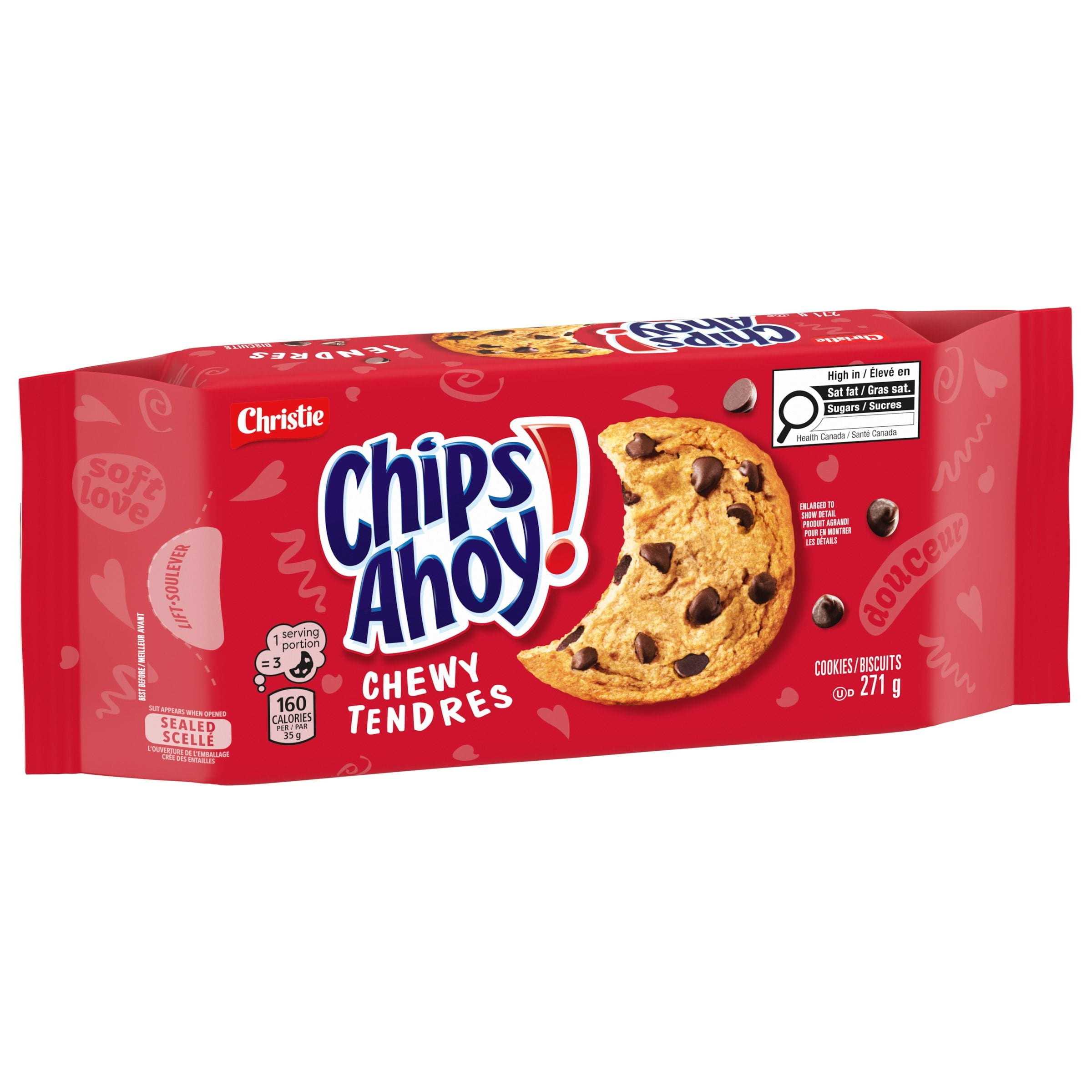 Chips Ahoy! Chewy Cookies, Chocolate Chip, 271 g