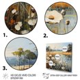 thumbnail image 3 of Designart "Meadow Timeless Beauty painting" Landscapes Floater Framed Wall Decor, 3 of 7