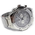 thumbnail image 2 of Stainless Steel Genuine Diamonds  White Gold Tone Techno Grill Watch Iced Out Presidential Band Jo Rodeo Jojino, 2 of 5