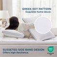 thumbnail image 4 of Bedsure Pillows Queen Size Set of 2 - Fluffy Queen Pillows 2 Pack, Bed Pillows for Sleeping Hotel Quality Gusseted Pillow with Down Alternative for Back, Stomach, or Side Sleeper, Machine Washable, 4 of 6