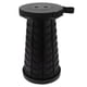 thumbnail image 5 of Taburete telescópico resistente de plástico ABS PP de gran capacidad de carga, portátil, estable, plegable, para pesca, camping, viajes, color negro y gris, 5 of 15
