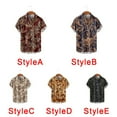 thumbnail image 2 of Paisley Men Summer Shirt Fashionable and Unique Top Hawaiian Top for Travelling and Dating, 2 of 11