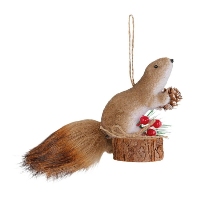 Estatua de ardilla decorativa de espuma, regalo coleccionable, original y bonito, escultura de animal 15 x 95 x 45 cm