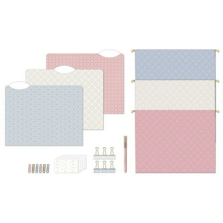 UPC: 0843463148663 | U Brands Delicate Details Filing Kit  Pastel/Gold  Set Of 145 Pieces