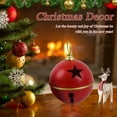 thumbnail image 4 of 2 Pcs Large Christmas Balls Ornaments 8.3"  Christmas Christmas Tree Ornaments Red Balls Bells for Christmas Decorations, 4 of 8