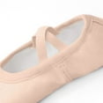 thumbnail image 5 of Khaki Youth Gymnastics Shoes With Elastic Closure And Canvas Upper For Dance Practice And Yoga, With Soft Sole Ages 4-15, 5 of 8