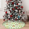 thumbnail image 5 of Yiaed Cute Chubby Frog Print Christmas Tree Skirt , Tree SkirtsTree Mat for Christmas Winter Holiday Indoor Decorations-36", 5 of 7