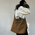 thumbnail image 5 of Xeie Thuk Casual Large-capacity Fashion Shoulder Bag, Alphabet Print Zipper Trendy Handbag With Adjustable Strap, 5 of 15