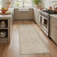 thumbnail image 3 of GENIMO 2'x3' Entryway Rug, Machine Washable Non Slip Low Pile Area Rug for Front Door Kitchen Bathroom, Neutral Animal Print, Warm Beige, 3 of 7