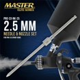 thumbnail image 2 of 2.5mm Needle, Fluid Nozzle and Air Cap Set Only - Fits a Master Elite Series PRO-33 High-Performance HVLP Spray Gun - Spray Auto Car Paint 2K Primers, Metal Flake, Gel Coat, Woodworking Coatings, 2 of 3