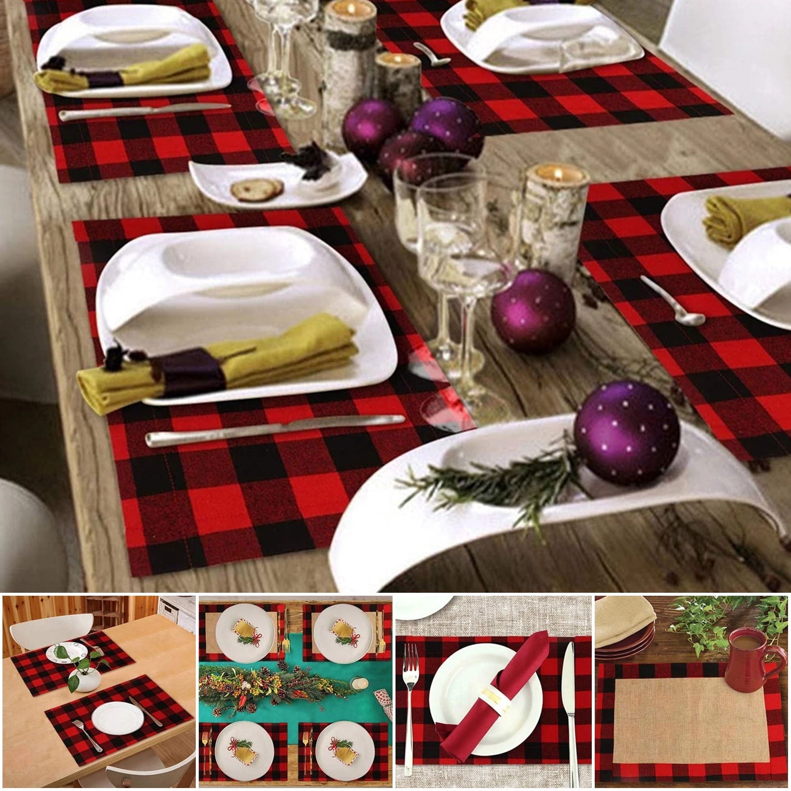 One Pack. 13 × 70 inches Green Christmas Theme Double Printed Table Runner Non Slip Tableware Modern Home Decorations for Living Room Dining Room and Kitchen