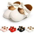 thumbnail image 6 of Infant Baby Girl Shoes Baby Mary Jane Flats Princess Wedding Dress Shoes Crib Shoe for Newborns,Infants,Babies, 6 of 7