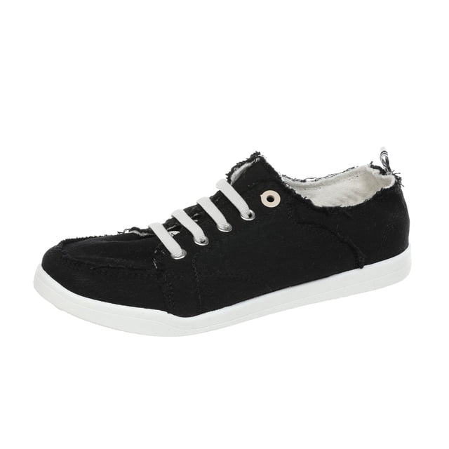 Zapatos Vionic PISMO0019.5M, lona negra, talla 9.5 M