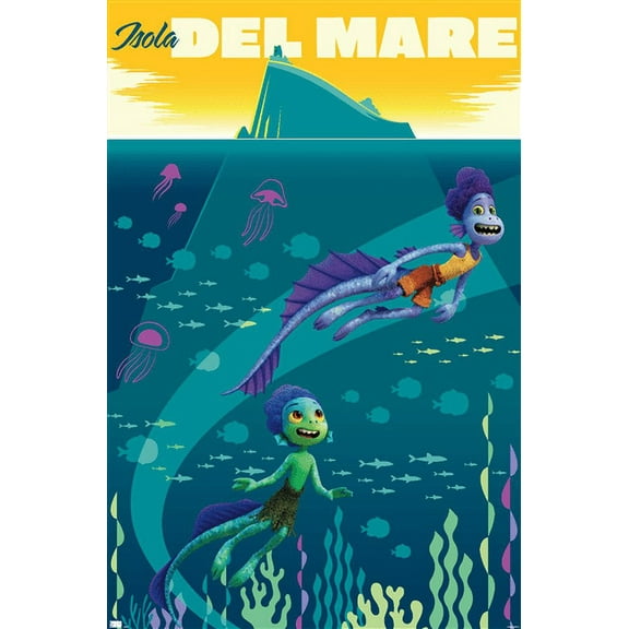 Disney Pixar Luca - Isola Del Mare Wall Poster, 22.375" x 34"