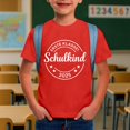 thumbnail image 2 of XUELUO Boys Shirts & Tops Kids Summer Letter Print Trendy Round Neck Short Sleeve Casual Comfortable Tops T-Shirts Outwear,Red,8-9 Years, 2 of 4