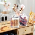thumbnail image 6 of Rabbit with Roses Watercolor Splash Valentine Translucent Plastic Cans Storage Canisters with Lid Set of 2, 6 of 7