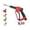 B, variant on High-Pressure Garden Water with Extended Replaceable Nozzle, Multi-Interface Hose Spray Tool for Outdoor Cleaning, Lawn Care, and Spring Gardening Tasks, F