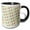 Black/White, variant on 3drose, Pretty Pastel Iridescent Easter Egg Pattern, 15oz Mug