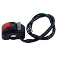 thumbnail image 5 of Tekuisi 7/8" Motorcycle Handlebar Fog Headlight Horn Start Kill Switch ON OFF Button 12V for Motorcycle Motorbike ATV Sport Dirt, 5 of 6