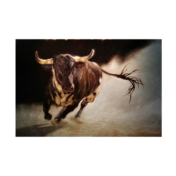 Canvas Wall Art - Lucia Heffernan 'El Toro 2' Wall Art for Living Room, Bedroom, or Office Décor by Trademark Fine Art - 19 x 12 Inches
