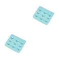 thumbnail image 2 of Minnieouse Correa de extensión sujetador extensor hebilla 3 accesorios de gancho abrazadera elástica Clips ajustables reemplazo 3 filas para azul brillante 2piezas, 2 of 6