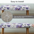 thumbnail image 4 of Jiueut Daisy Print Bench Covers, Easy to Clean Long Bench Seat Cushion Elastic Rectangle Dining Chair Protection Universal Fit for Most Chairs, 4 of 7