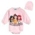 thumbnail image 1 of Conjunto Disney para Bebé Niña: Mameluco y Gorro Rosa 0-3 Meses, 1 of 6