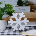 thumbnail image 7 of Christmas Wooden Snowflake Decoration Winter Snowflake Table Label Snowflake Wooden Farmhouse Christmas Layered Tray Decoration Suitable For Christmas Table Stand Kitchen Table Centerpieces Modern, 7 of 7
