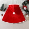 thumbnail image 3 of Kids Outerwear Coats Toddler Baby Girls Christmas Santa Red Hooded Cloak Poncho Coat Dress Up Clothes, 3 of 8