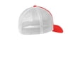 thumbnail image 3 of Port Authority Flexfit Mesh Back Cap-S/M (True Red/ White), 3 of 3