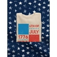 thumbnail image 3 of 4Th Of July 1776 Sweatshirt Men -Image by Shutterstock, Male Medium, 3 of 4