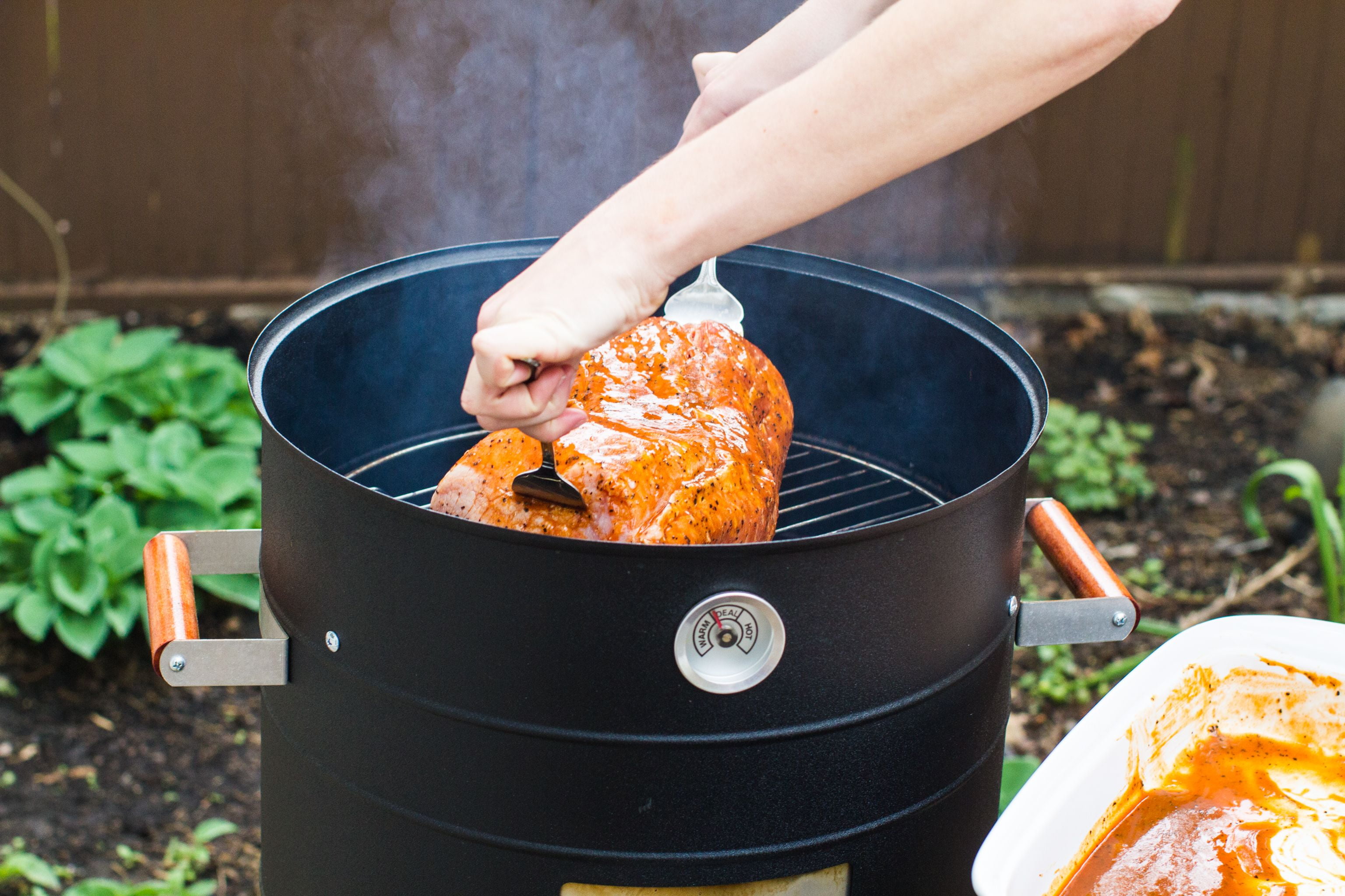 Americana 2-in-1 Electric Combination Water Smoker