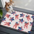 thumbnail image 4 of Rectangle Rug 2x3ft Area Rug, 4th of July Stripes and Stars Bow Area Rugs for Living Room Bedroom, Vintage Independence Day Floor Mat Non-Slip Non-Shedding Carpet Indoor Accent Rugs, 4 of 9