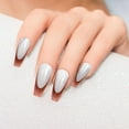 thumbnail image 5 of Pegatinas para uñas para decoración de uñas, pegatinas para uñas para mujeres, pegatinas francesas con degradado, pegatinas de sonrisa en forma de media luna, arcos de líneas francesas finas, adornos, 5 of 5