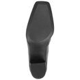 thumbnail image 3 of Journee Womens Crawford Square Toe Mid Stacked Heel Pumps, 3 of 10